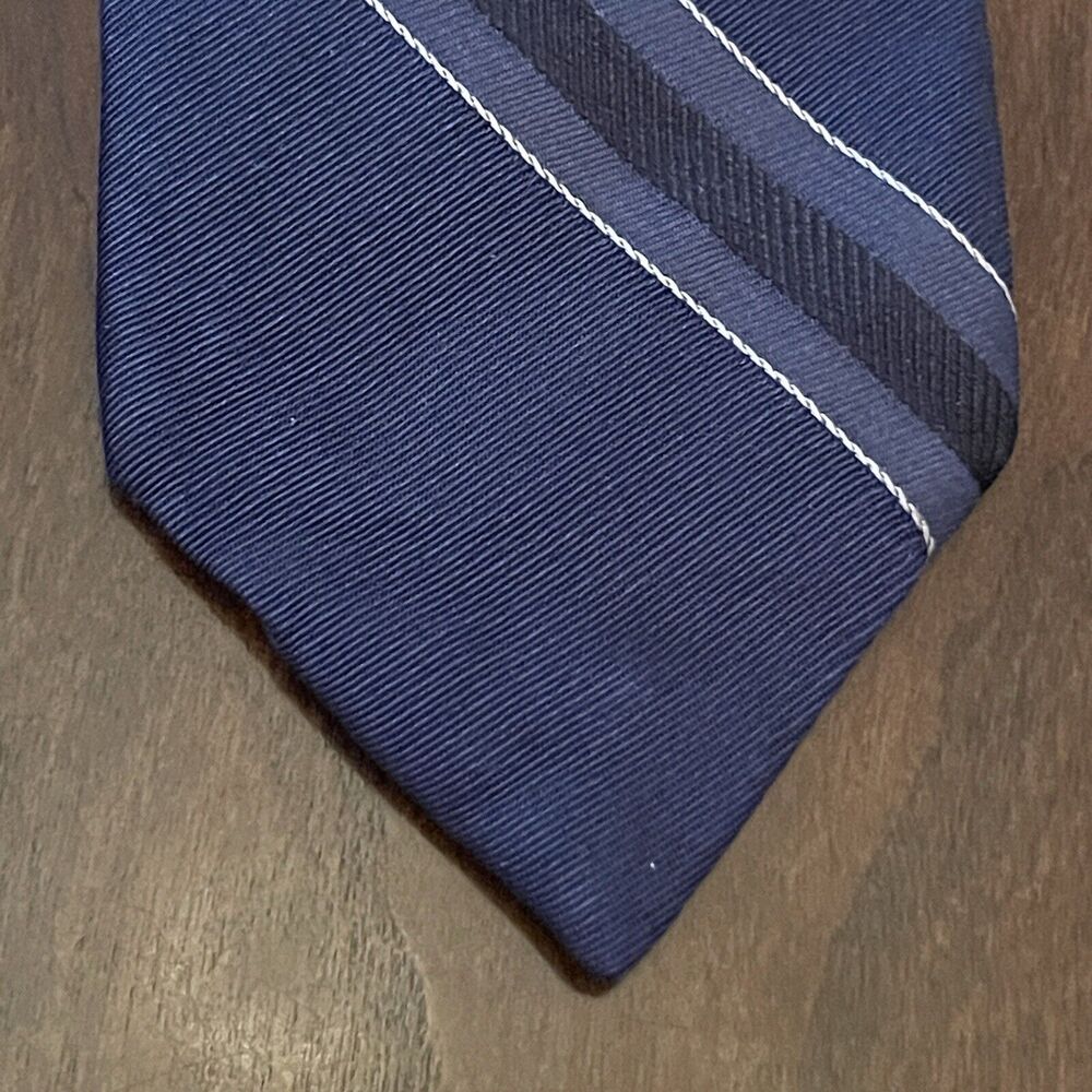 Vintage Theory Blue 100% Silk Men’s Neck Tie Made In USA